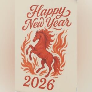 Happy New Year 2026 The Year of the Horse ✌🏻❤️